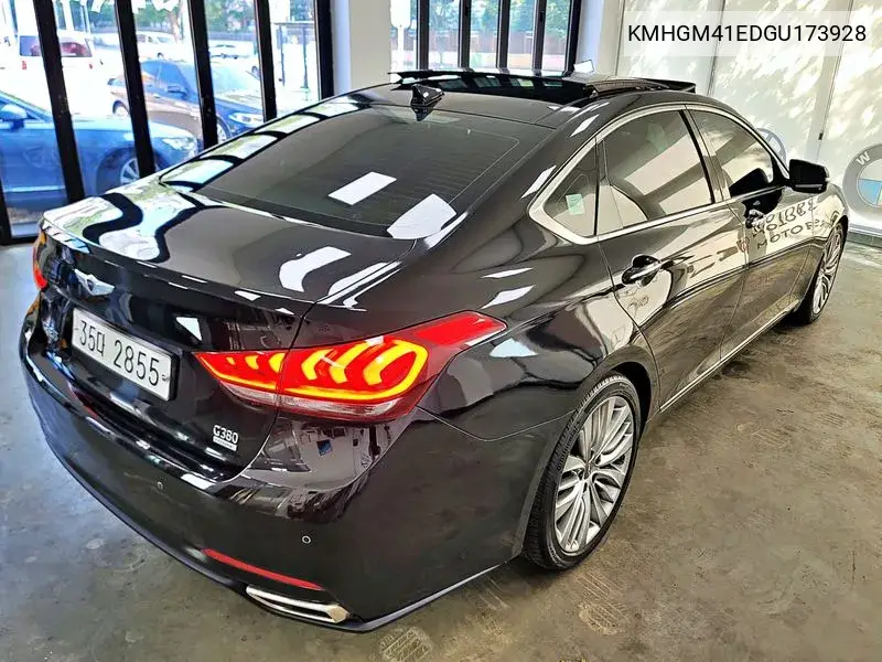 Genesis Dh G380 Exclusive Awd VIN: KMHGM41EDGU173928 Lot: 39981767