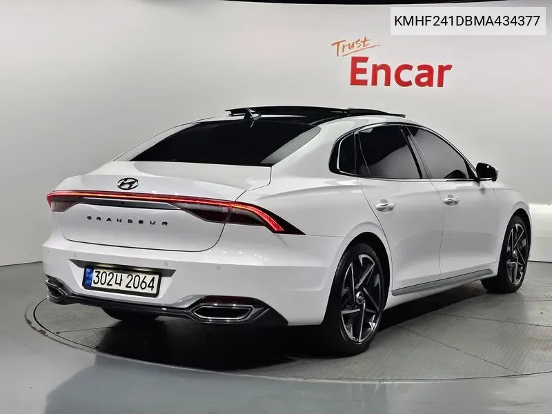 Hyundai The New Grandeur Ig 2.5 Exclusive VIN: KMHF241DBMA434377 Lot: 38555223