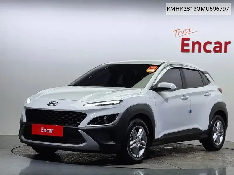 The New Kona Gasoline 1.6 Turbo 2Wd Smart VIN: KMHK2813GMU696797 Lot: 39634951