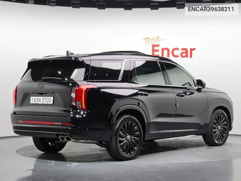 The New Palisade Gasoline 3.8 4Wd Calligraphy Black Edition VIN: ENCAR39638211 Lot: 39638211