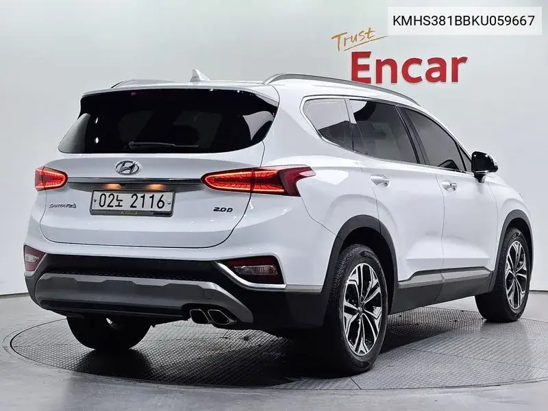 Santa Fe Tm Diesel 2.0 2Wd Exclusive Special VIN: KMHS381BBKU059667 Lot: 39637986