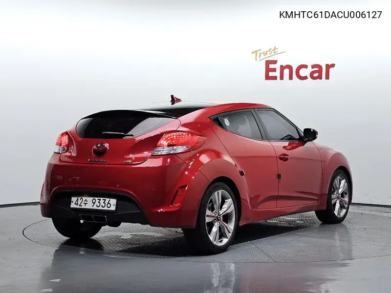 Veloster Unique VIN: KMHTC61DACU006127 Lot: 40018462