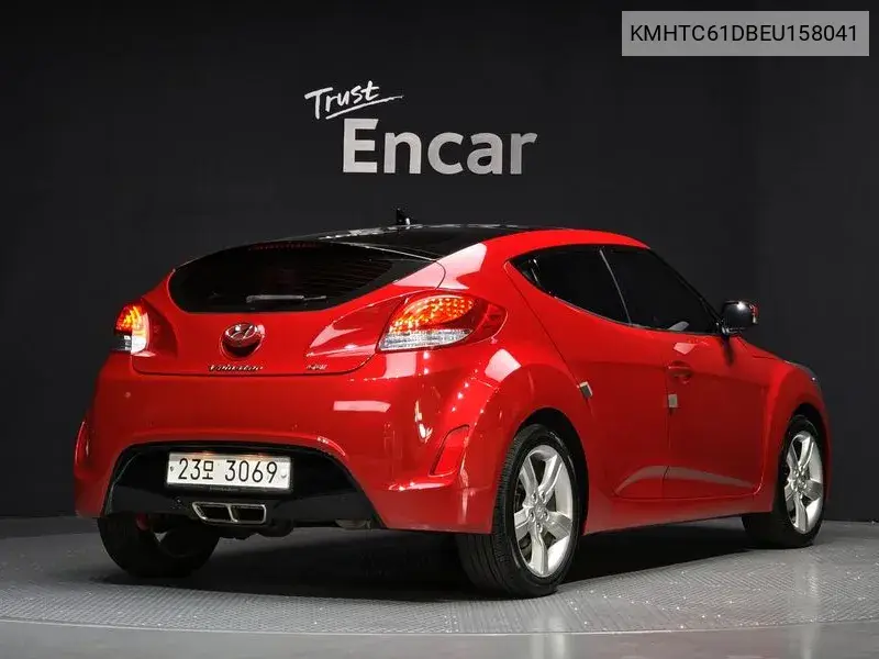 Veloster Pyl VIN: KMHTC61DBEU158041 Lot: 39549333