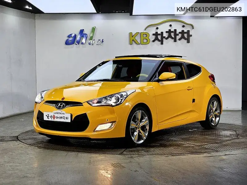 Veloster Pyl VIN: KMHTC61DGEU202863 Lot: 39970583