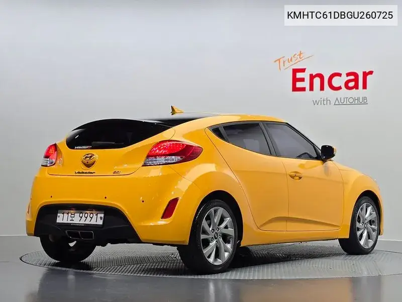 The New Veloster 1.6 Pyl VIN: KMHTC61DBGU260725 Lot: 39618229