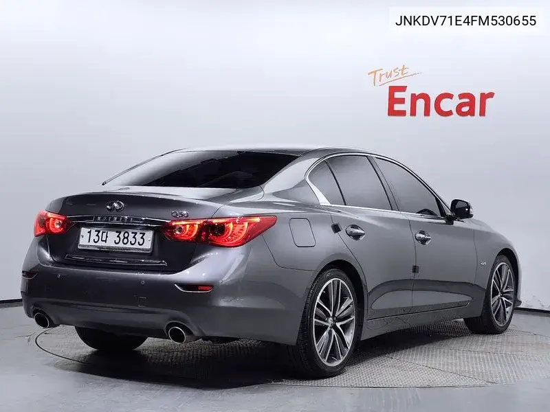 Q50 2.2D Premium VIN: JNKDV71E4FM530655 Lot: 39449286