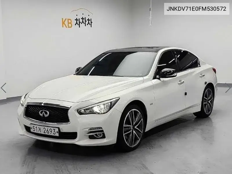 Q50 2.2D Premium VIN: JNKDV71E0FM530572 Lot: 39643807