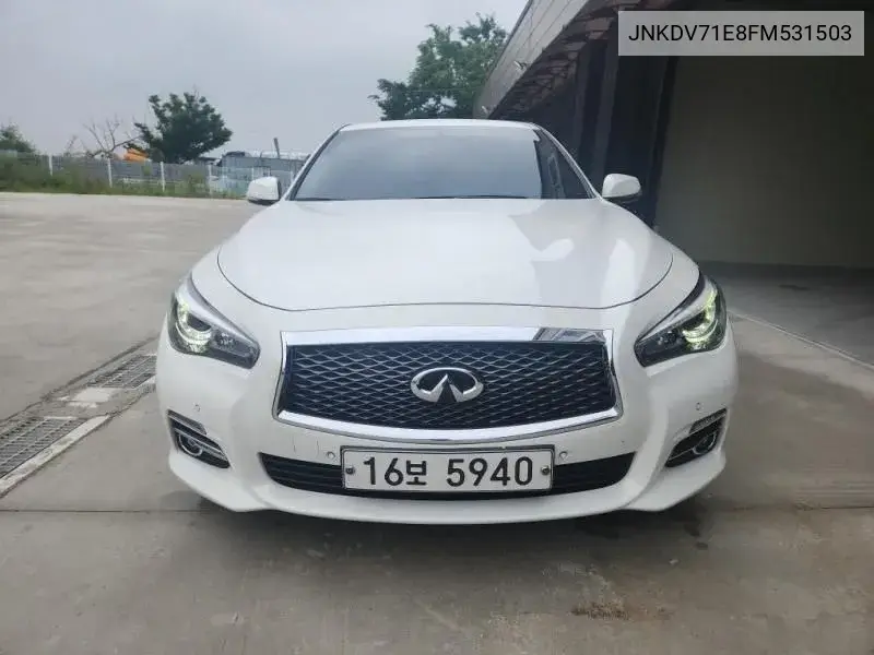 Q50 2.2D Premium VIN: JNKDV71E8FM531503 Lot: 39967512