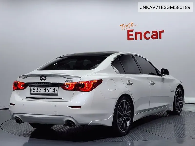 Q503.5 Hybrid Essence VIN: JNKAV71E3GM580189 Lot: 37342199