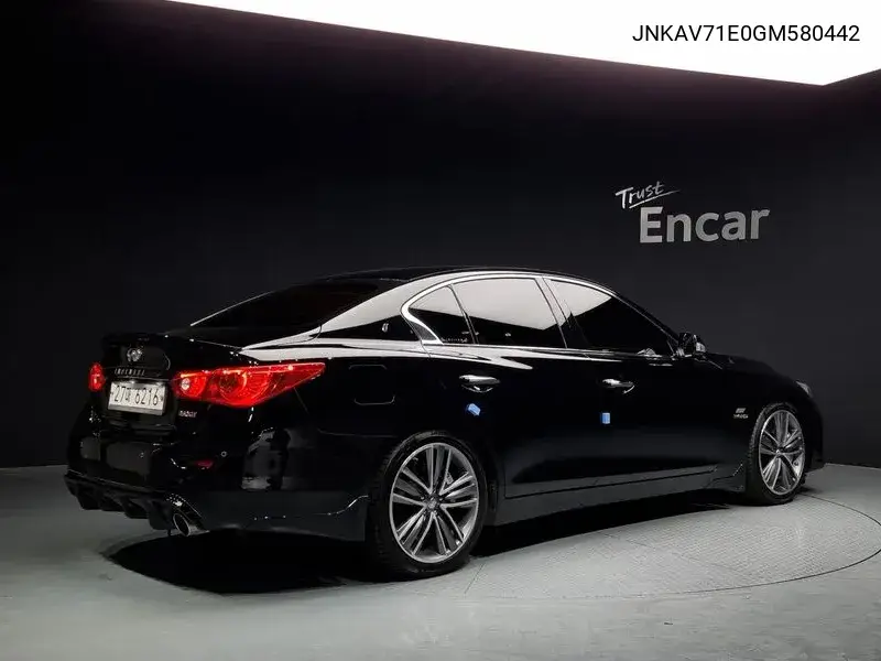 Q50 3.5 Hybrid Essence VIN: JNKAV71E0GM580442 Lot: 39257739