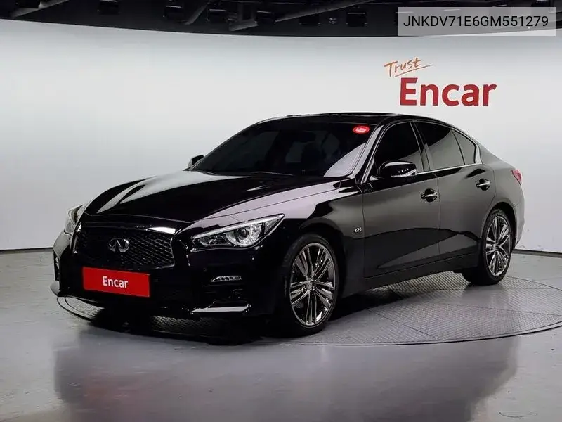 Q50 2.2D Premium VIN: JNKDV71E6GM551279 Lot: 39945155
