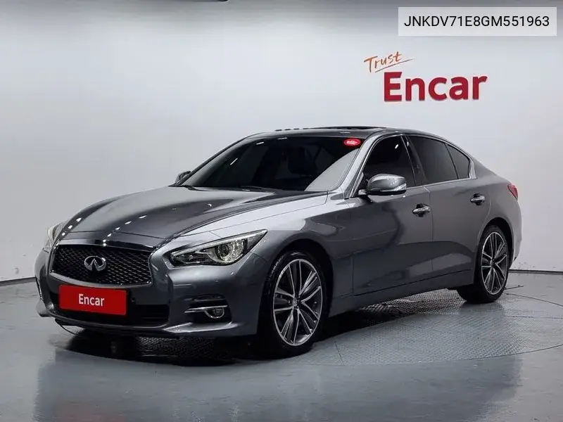 Q50 2.2D Premium VIN: JNKDV71E8GM551963 Lot: 39989304