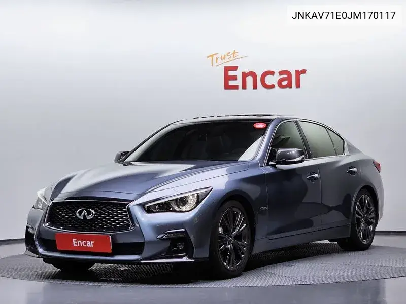 Q50 3.5 Blue Sports Essential VIN: JNKAV71E0JM170117 Lot: 40111859