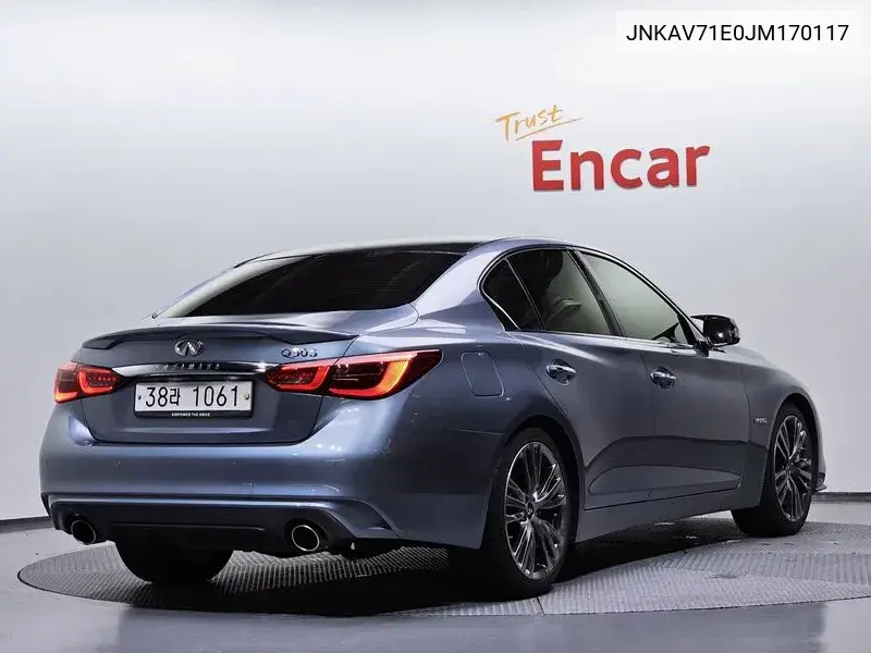Q50 3.5 Blue Sports Essential VIN: JNKAV71E0JM170117 Lot: 40111859