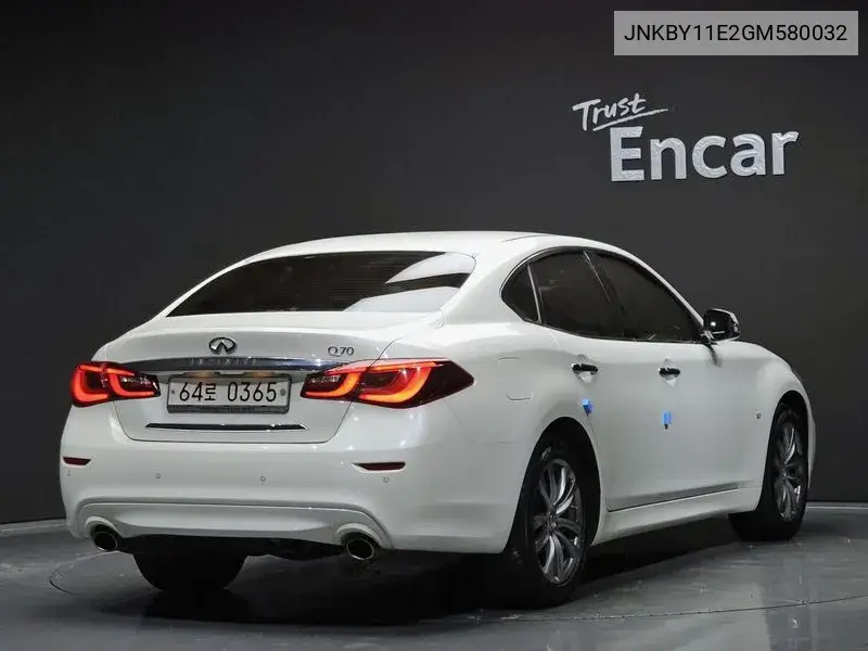 Q70 3.7 Style VIN: JNKBY11E2GM580032 Lot: 39571678