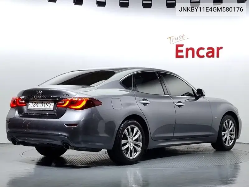Q70 3.7 Style VIN: JNKBY11E4GM580176 Lot: 39599156