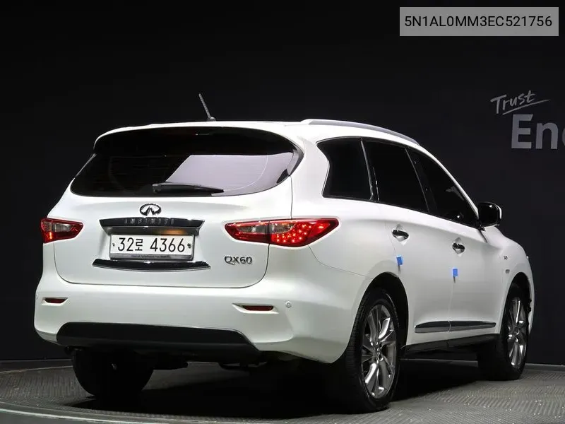 Qx60 3.5 Awd VIN: 5N1AL0MM3EC521756 Lot: 38399721