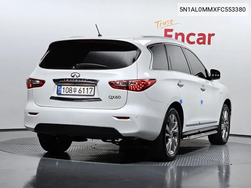 Qx60 3.5 Awd VIN: 5N1AL0MMXFC553380 Lot: 38468872
