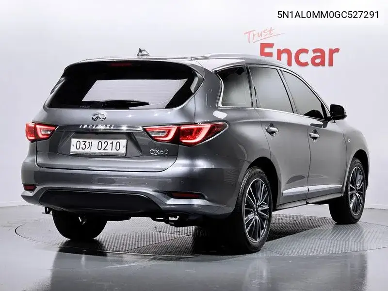 Qx60 3.5 Awd VIN: 5N1AL0MM0GC527291 Lot: 39292767