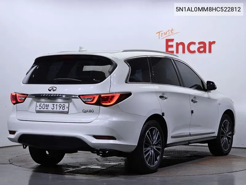 Qx60 3.5 Awd VIN: 5N1AL0MM8HC522812 Lot: 38320776