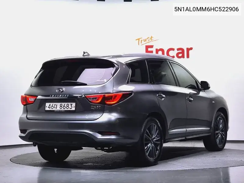 Qx60 3.5 Awd VIN: 5N1AL0MM6HC522906 Lot: 39595197