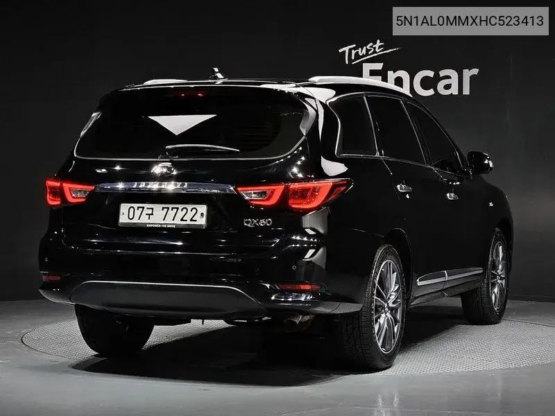 Qx60 3.5 Awd VIN: 5N1AL0MMXHC523413 Lot: 39892851