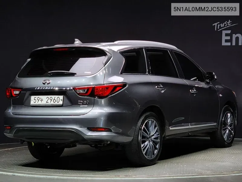 Qx60 3.5 Awd VIN: 5N1AL0MM2JC535593 Lot: 38544398