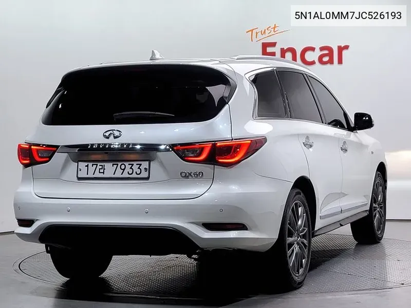 Qx60 3.5 Awd VIN: 5N1AL0MM7JC526193 Lot: 38822077