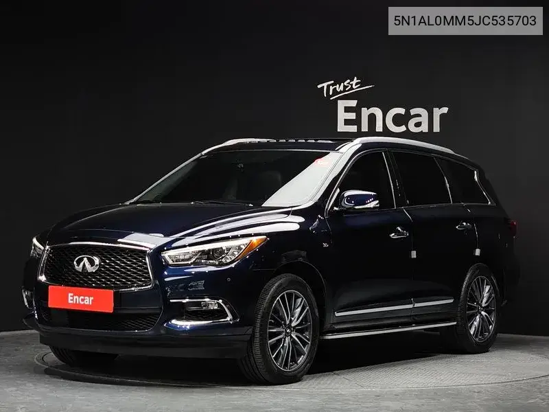 Qx60 3.5 Awd VIN: 5N1AL0MM5JC535703 Lot: 39338517