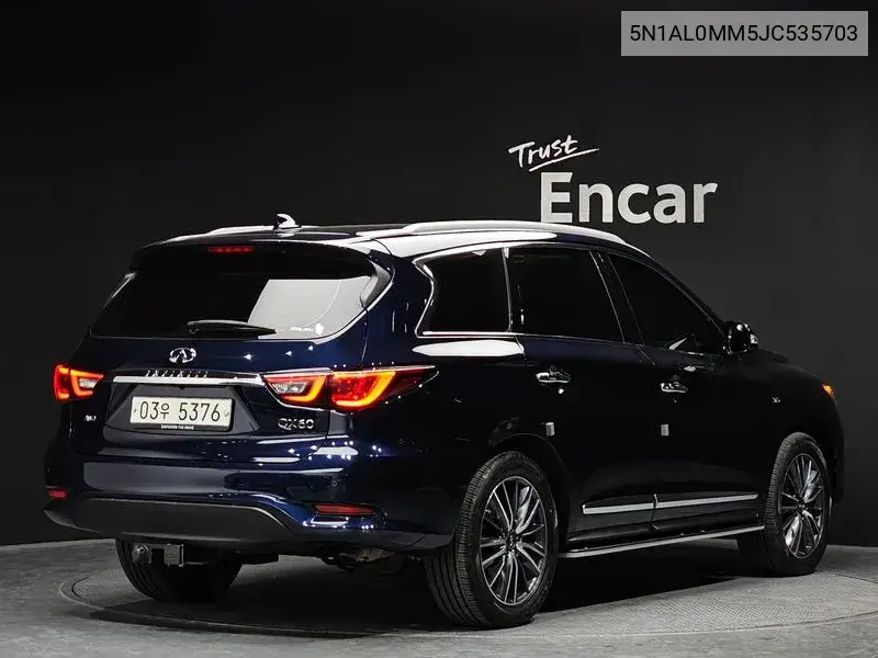 Qx60 3.5 Awd VIN: 5N1AL0MM5JC535703 Lot: 39338517