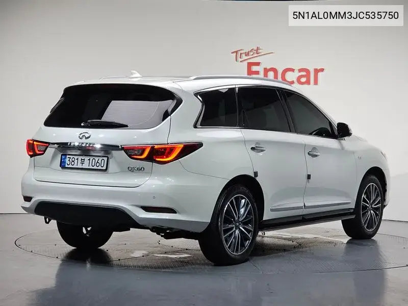 Qx60 3.5 Awd VIN: 5N1AL0MM3JC535750 Lot: 39878098