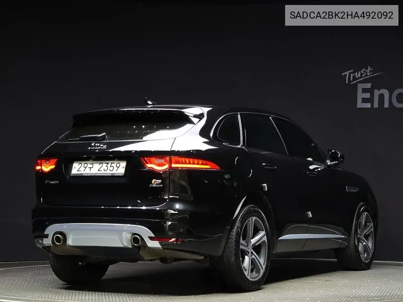 Jaguar F-Pace 30D S VIN: SADCA2BK2HA492092 Lot: 38082790