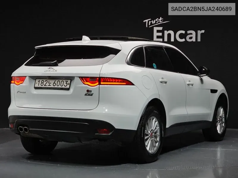 Jaguar F-Pace 20D Prestige VIN: SADCA2BN5JA240689 Lot: 38609314