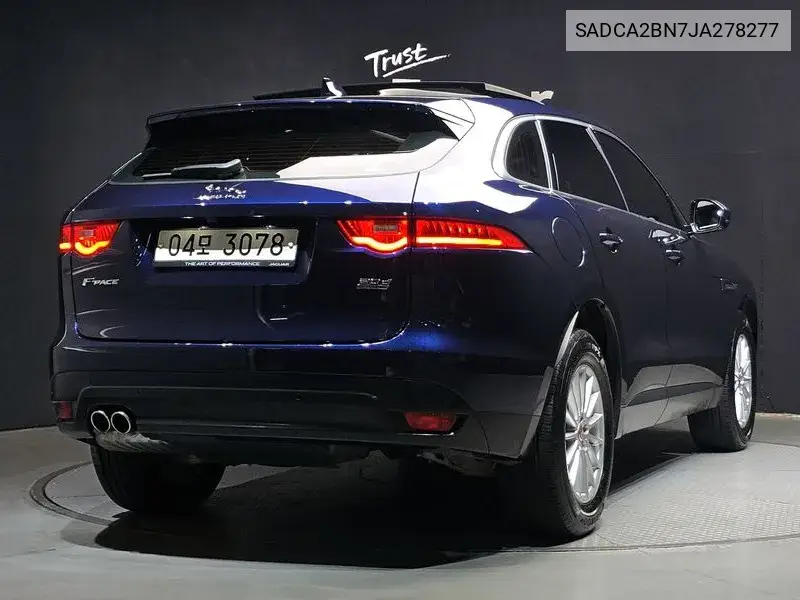 F-Pace 20D Prestige VIN: SADCA2BN7JA278277 Lot: 39138804