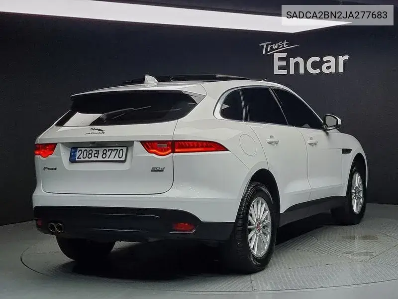 F-Pace 20D Prestige VIN: SADCA2BN2JA277683 Lot: 40038902