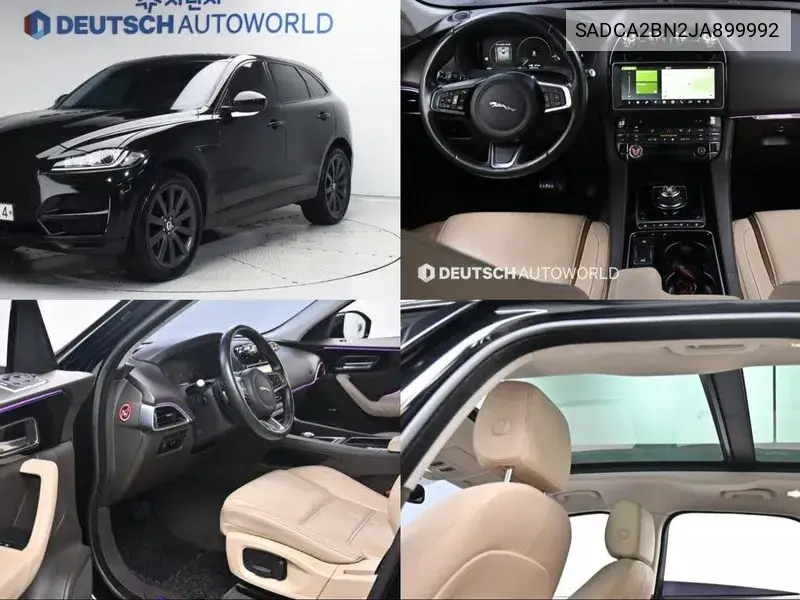 F-Pace 20D Prestige VIN: SADCA2BN2JA899992 Lot: 40055833