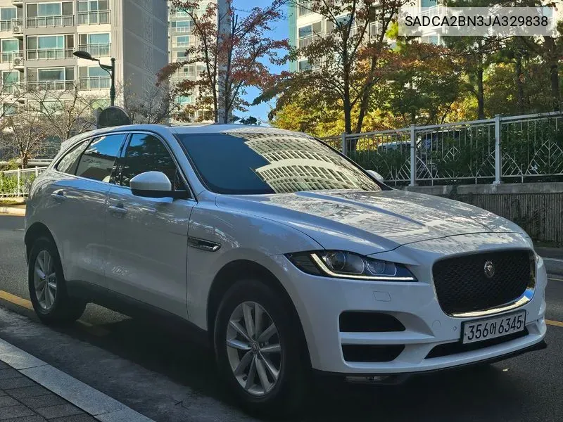 Jaguar F-Pace 20D Portfolio VIN: SADCA2BN3JA329838 Lot: 38487338