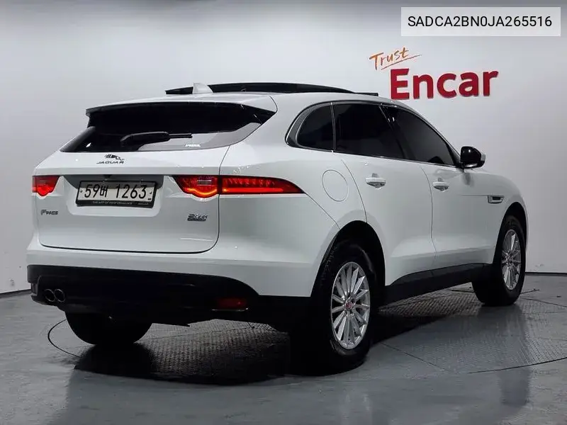 F-Pace 20D Prestige VIN: SADCA2BN0JA265516 Lot: 39148971