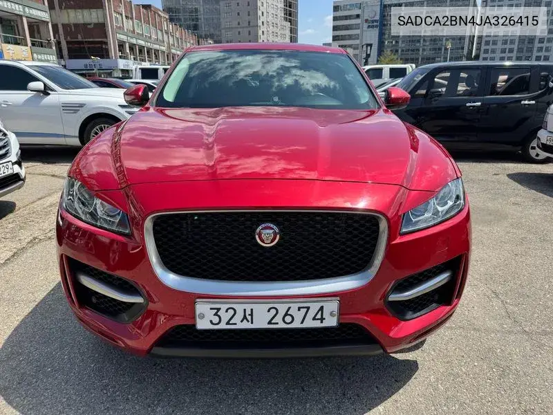 F-Pace 20D R-Sport VIN: SADCA2BN4JA326415 Lot: 39471529