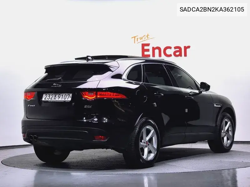 F-Pace 20D Prestige VIN: SADCA2BN2KA362105 Lot: 39574339