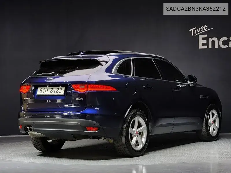 F-Pace 20D Prestige VIN: SADCA2BN3KA362212 Lot: 39655113