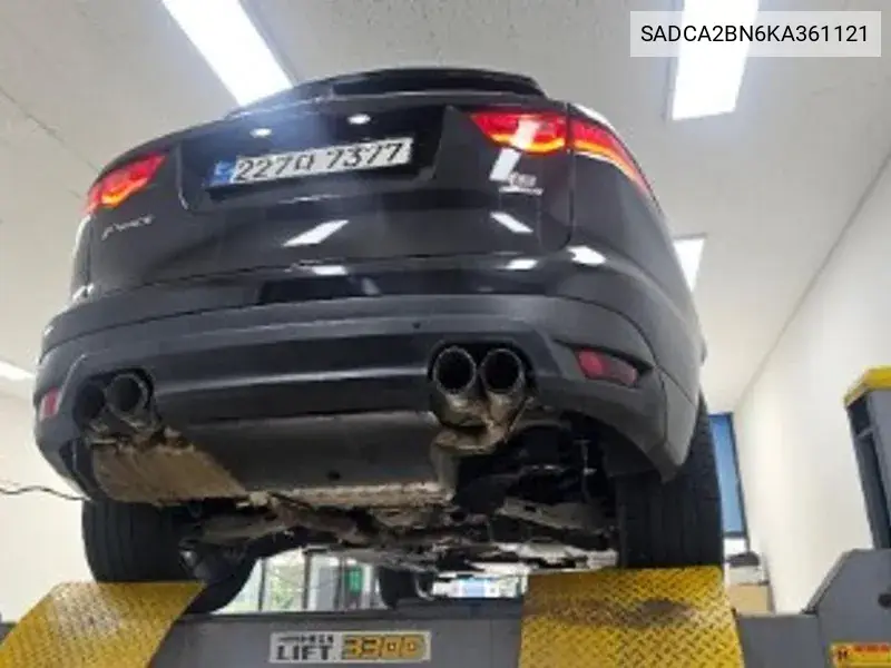F-Pace 20D R-Sport VIN: SADCA2BN6KA361121 Lot: 40025751