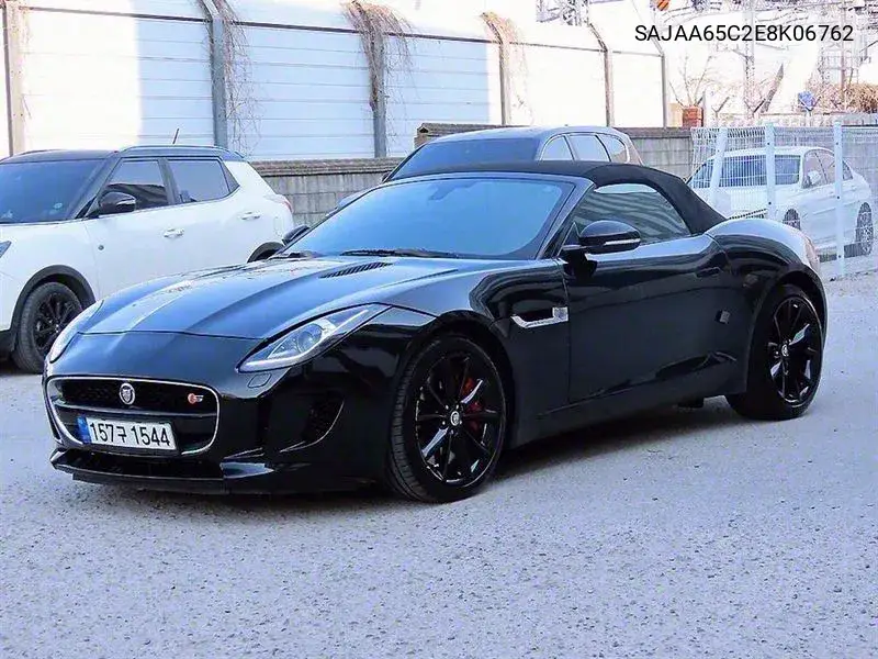 F-Type 3.0 S Converter Blue X152 VIN: SAJAA65C2E8K06762 Lot: 39427844