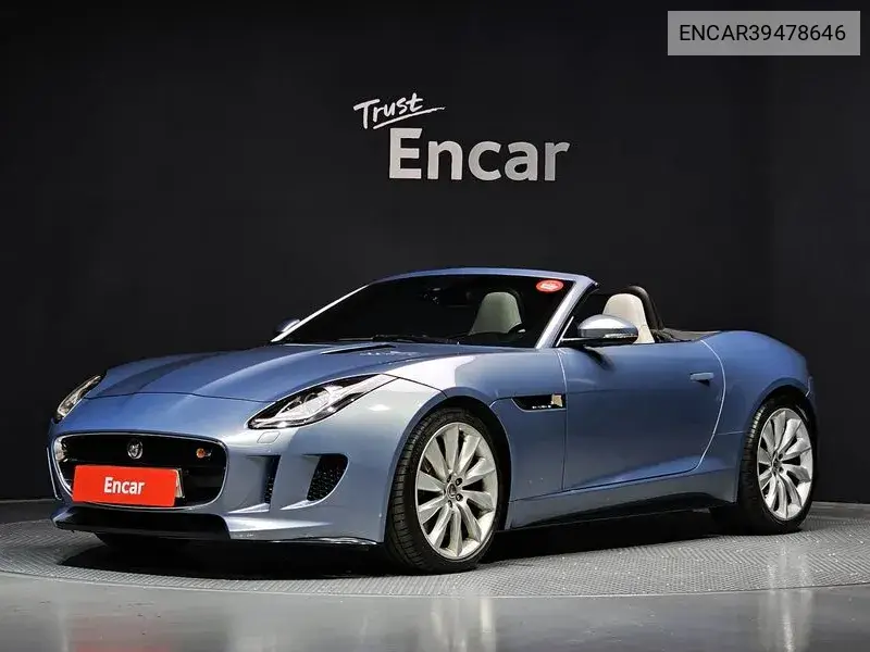 F-Type 5.0 S Converter Blue X152 VIN: ENCAR39478646 Lot: 39478646