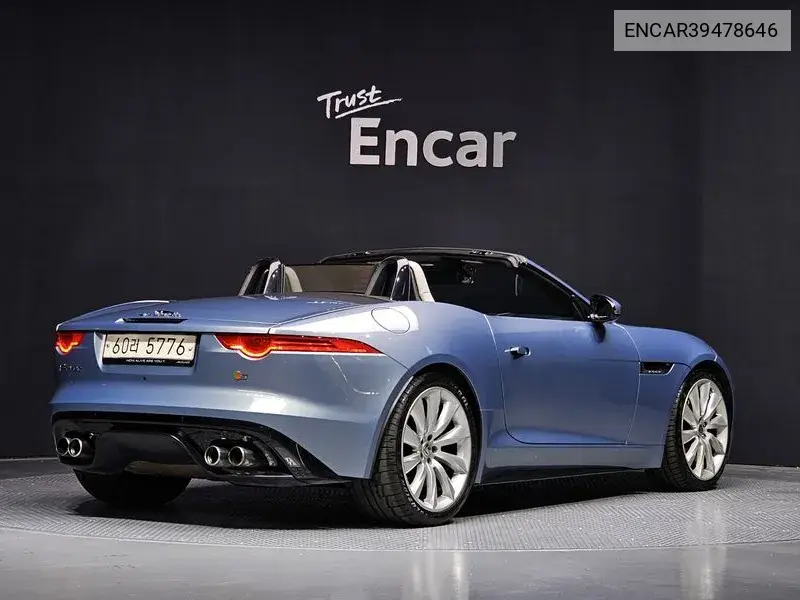 F-Type 5.0 S Converter Blue X152 VIN: ENCAR39478646 Lot: 39478646