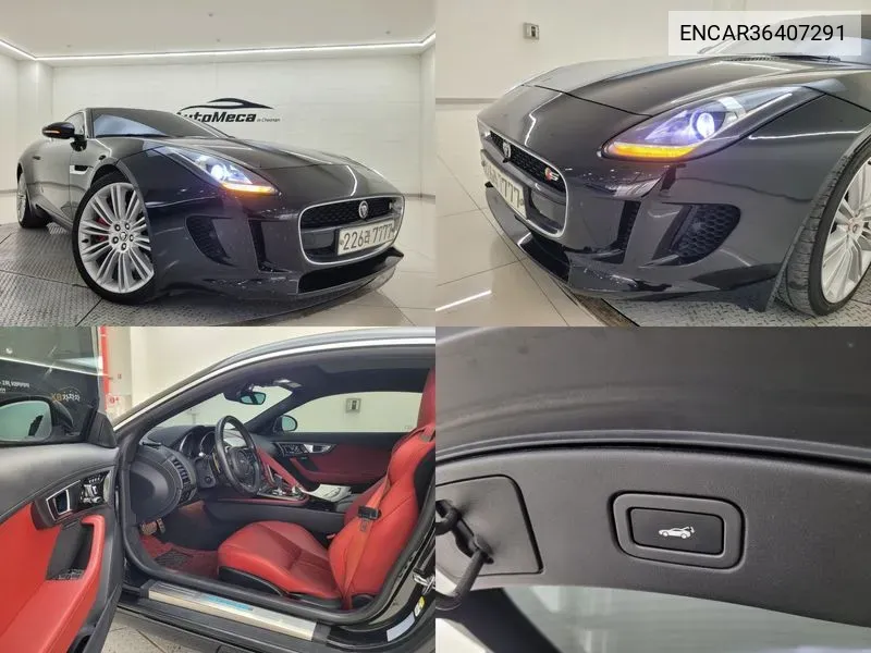 F-Type 3.0 S Coupe X152 VIN: ENCAR36407291 Lot: 36407291
