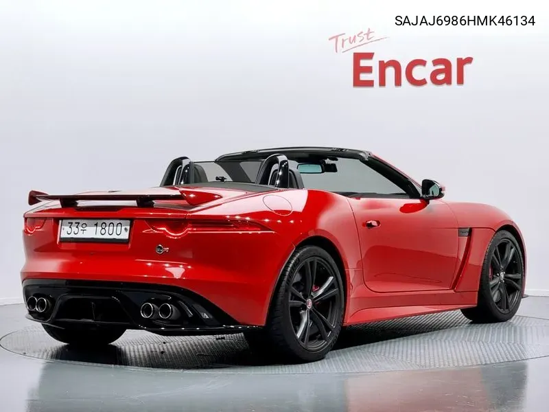 F-Type 5.0 Svr Convertible Awd X152 VIN: SAJAJ6986HMK46134 Lot: 38442524