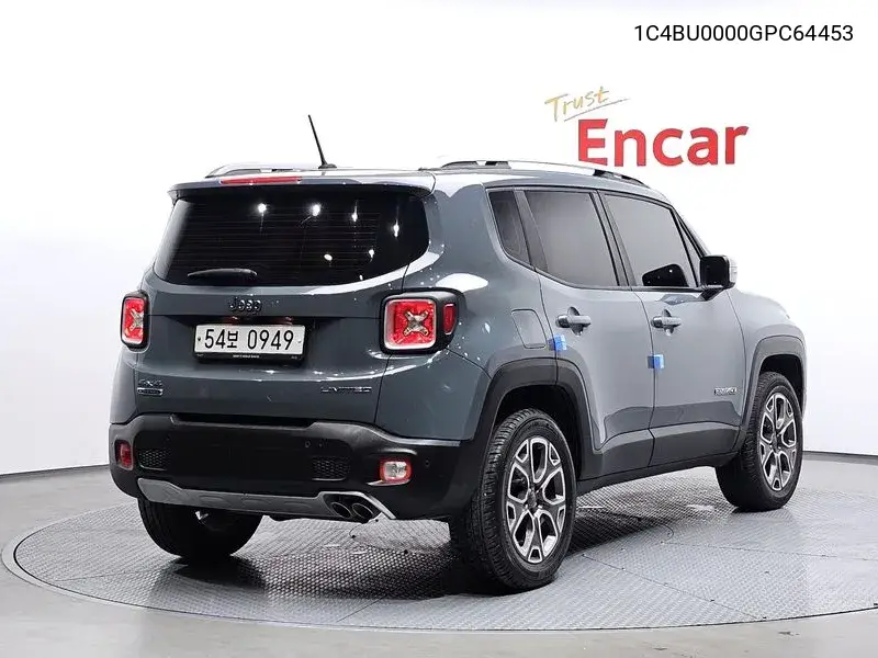 Renegade 2.0 Diesel Limited Awd VIN: 1C4BU0000GPC64453 Lot: 39509560