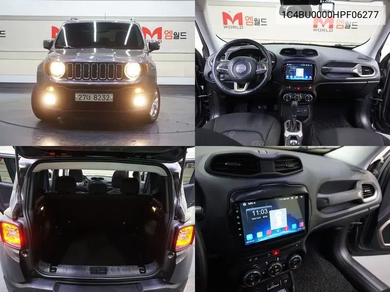 Renegade 2.4 Longitude VIN: 1C4BU0000HPF06277 Lot: 38758731