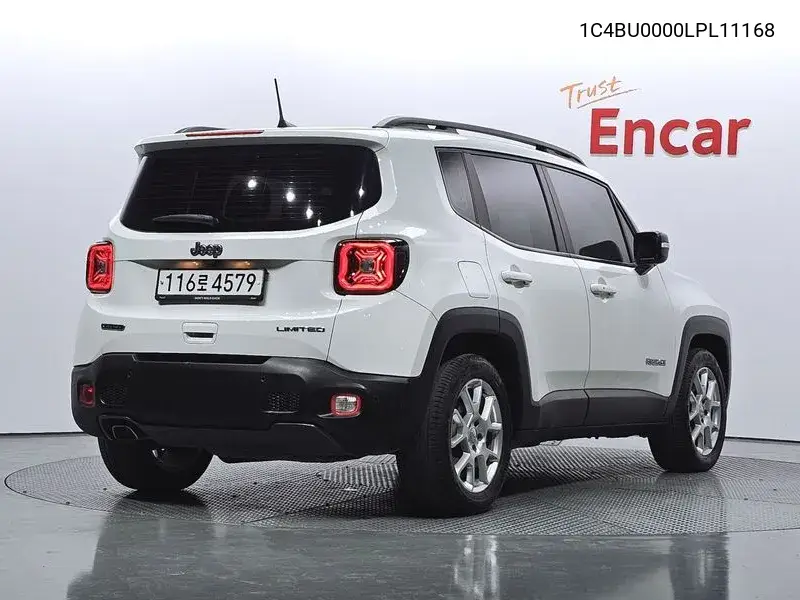 Renegade 1.6 Diesel Limited VIN: 1C4BU0000LPL11168 Lot: 39582374